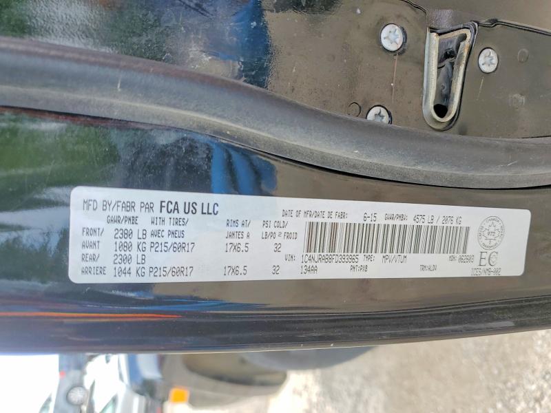 Aukcja sprzedaży 2015 Jeep Patriot, vin: 1C4NJRAB8FD393965, numer aukcji: 56963976