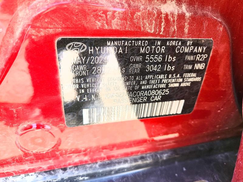 Aukcja sprzedaży 2024 Hyundai Ioniq 6, vin: KMHM24AC0RA080625, numer aukcji: 57306616