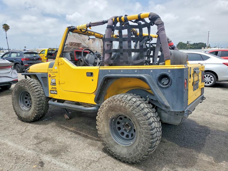 Продаж на аукціоні авто 2000 Jeep Wrangler / Tj, vin: 1J4FA49S0YP738560, номер лоту: 58836766