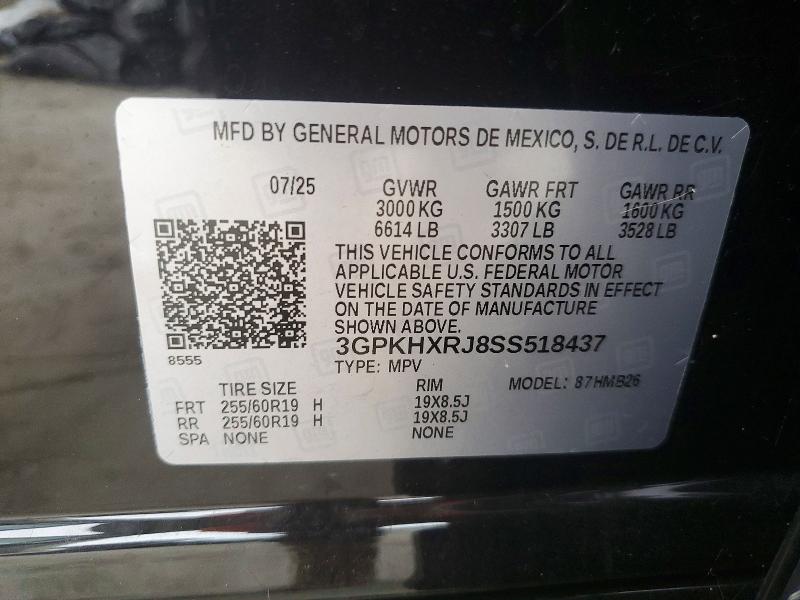 Продажа на аукционе авто 2025 Honda Prologue, vin: 3GPKHXRJ8SS518437, номер лота: 58985806