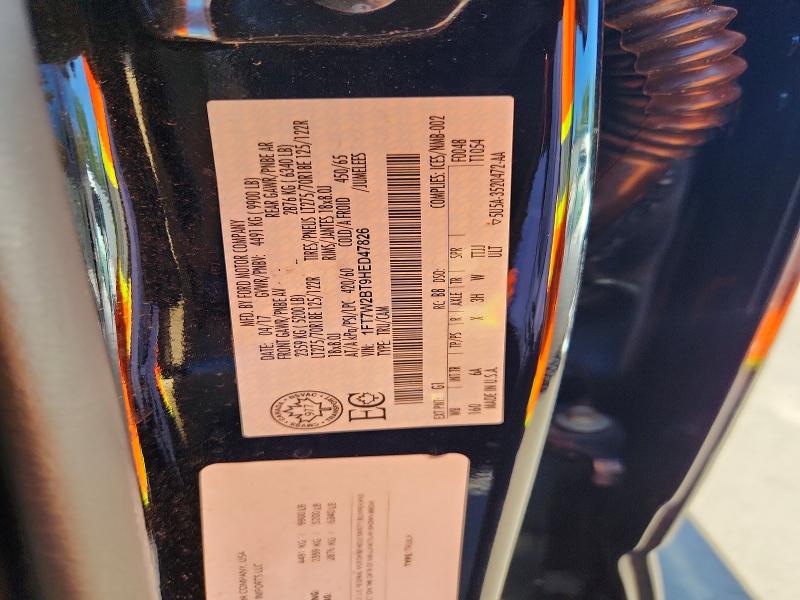 2017 Ford F250 მანქანა იყიდება აუქციონზე, vin: 1FT7W2BT9HED47826, აუქციონის ნომერი: 57085156