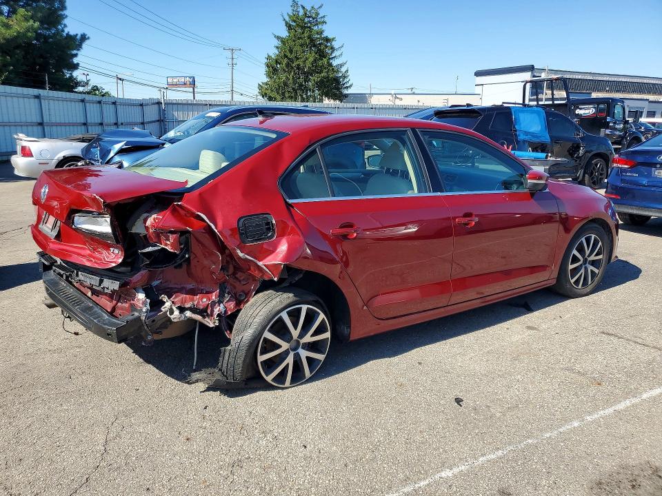 2017 Volkswagen Jetta მანქანა იყიდება აუქციონზე, vin: 3VWDB7AJ6HM368832, აუქციონის ნომერი: 58568396