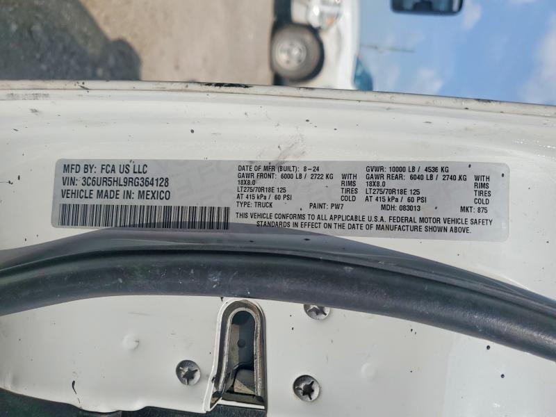 2024 Ram 2500 მანქანა იყიდება აუქციონზე, vin: 3C6UR5HL9RG364128, აუქციონის ნომერი: 57515806