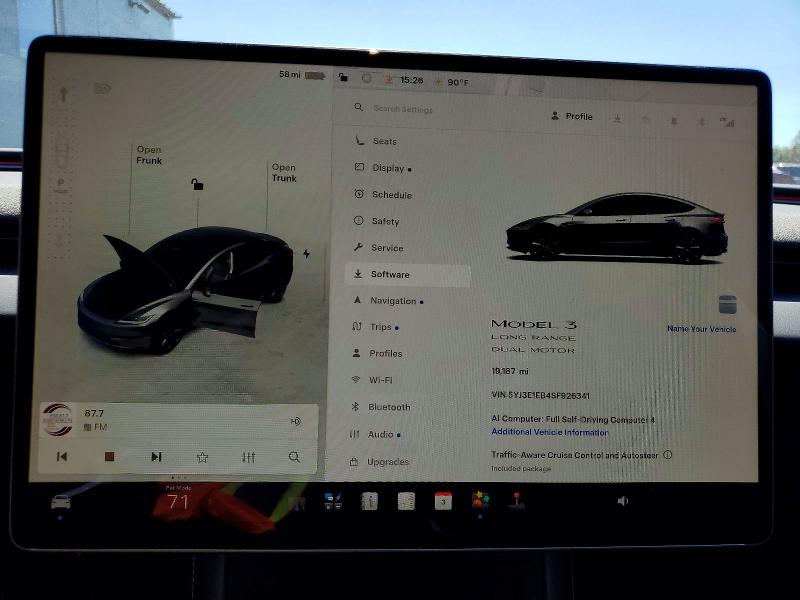 Продаж на аукціоні авто 2025 Tesla Model 3, vin: 5YJ3E1EB4SF926341, номер лоту: 55543866
