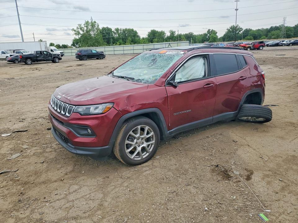 2022 Jeep Compass მანქანა იყიდება აუქციონზე, vin: 3C4NJDFB8NT125793, აუქციონის ნომერი: 57543966