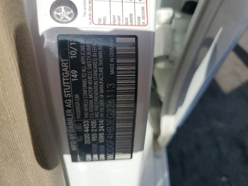 58410706 :رقم المزاد ، WDDGF4HB3EG226113 vin ، 2014 Mercedes-benz C مزاد بيع