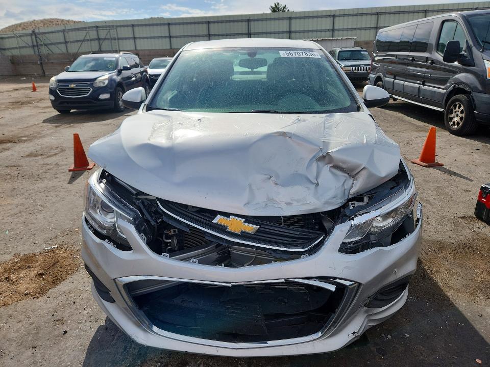 2017 Chevrolet Sonic მანქანა იყიდება აუქციონზე, vin: 1G1JB5SG1H4146877, აუქციონის ნომერი: 56707836