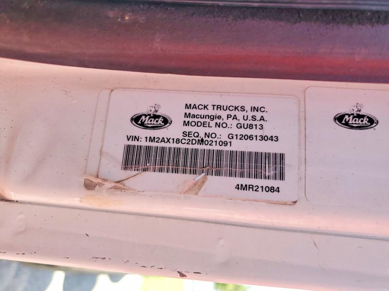 Продажа на аукционе авто 2013 Mack Unknown, vin: 1M2AX18C2DM021091, номер лота: 56616156
