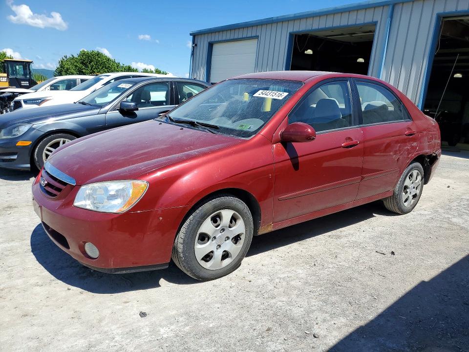 Продажа на аукционе авто 2005 Kia Spectra, vin: KNAFE121455114047, номер лота: 54431516