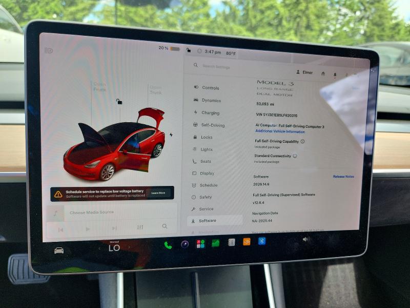 Aukcja sprzedaży 2020 Tesla Model 3, vin: 5YJ3E1EB5LF620315, numer aukcji: 57519726