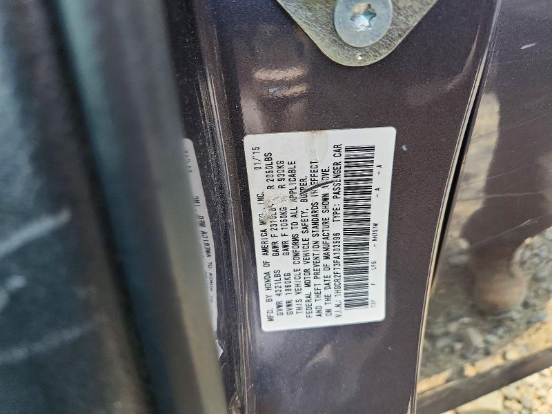 Продаж на аукціоні авто 2015 Honda Accord, vin: 1HGCR2F73FA103596, номер лоту: 85614715