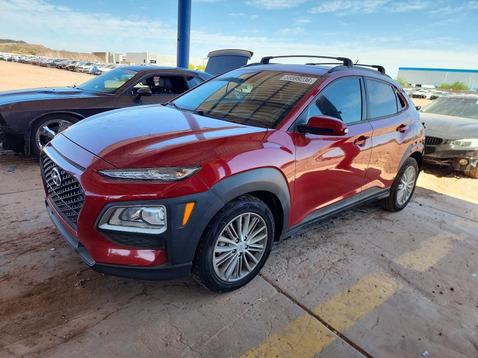 2021 Hyundai Kona მანქანა იყიდება აუქციონზე, vin: KM8K22AA9MU706111, აუქციონის ნომერი: 55599236