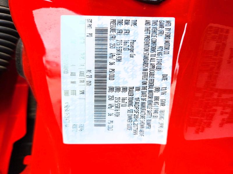 Продаж на аукціоні авто 2017 Ford Focus, vin: 1FADP3F28HL207999, номер лоту: 56503526