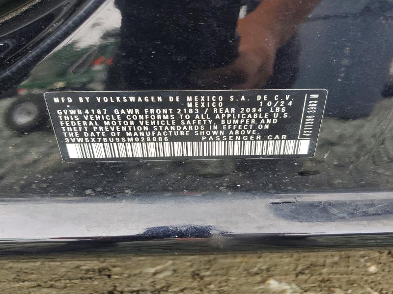 Продажа на аукционе авто 2025 Volkswagen Jetta, vin: 3VW5X7BU9SM028886, номер лота: 58026976