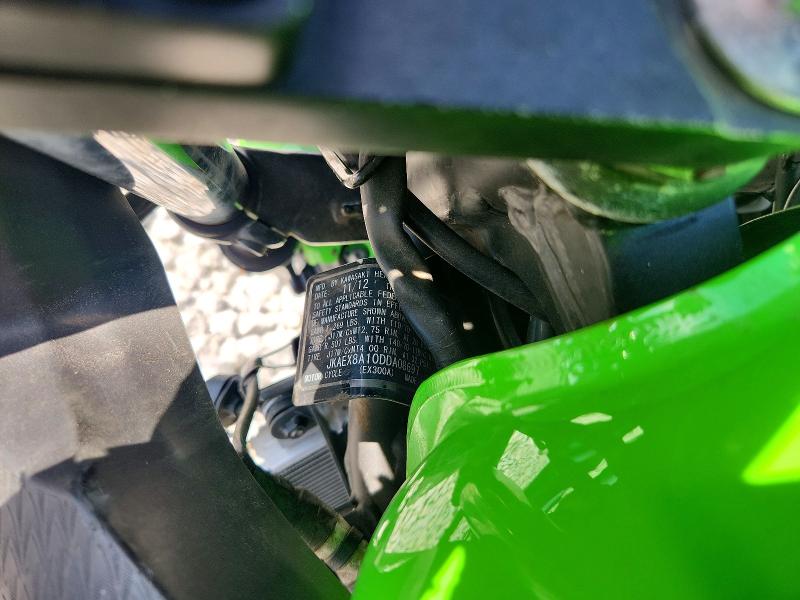 55783176 :رقم المزاد ، JKAEX8A10DDA08697 vin ، 2013 Kawasaki Ex300 مزاد بيع