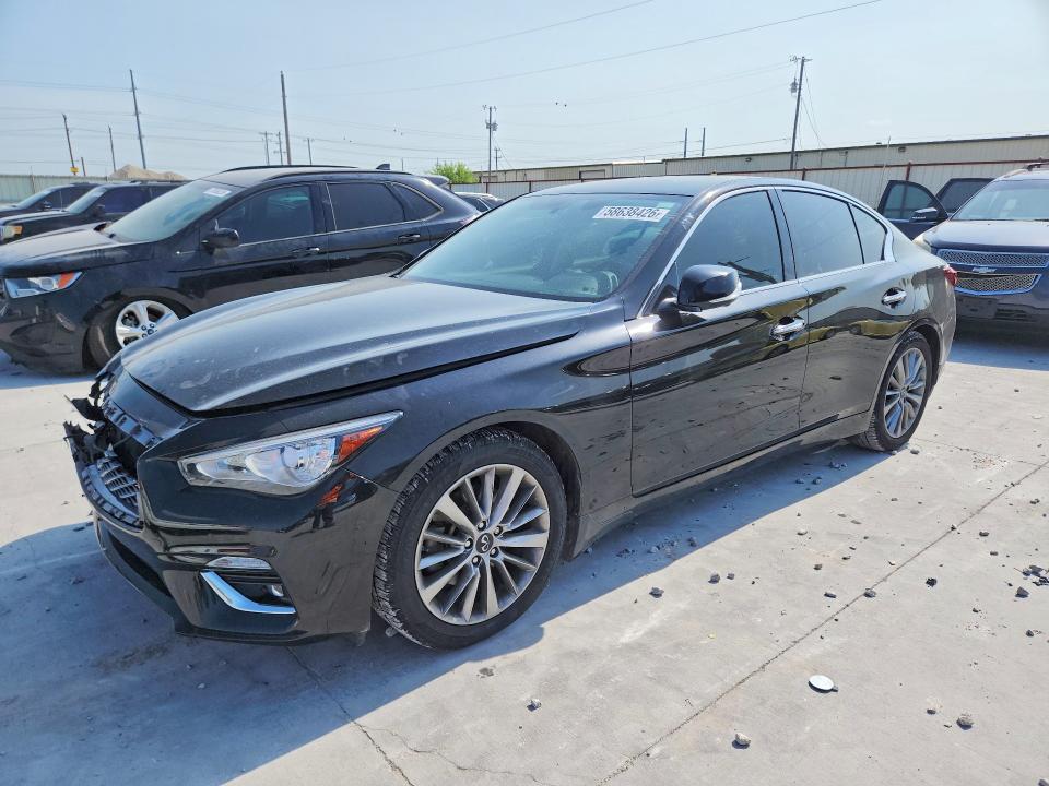 2022 Infiniti Q50 მანქანა იყიდება აუქციონზე, vin: JN1EV7BPXNM310539, აუქციონის ნომერი: 58638426