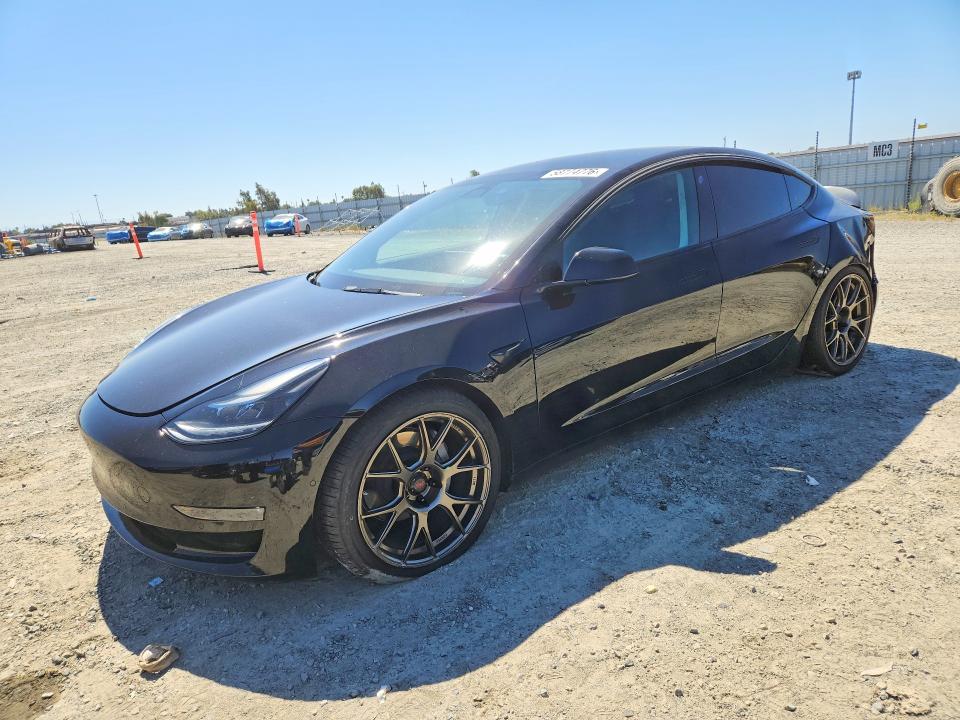 Продажа на аукционе авто 2022 Tesla Model 3, vin: 5YJ3E1EB5NF123591, номер лота: 58774776