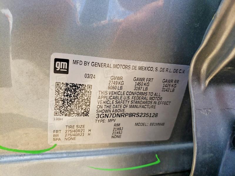 2024 Chevrolet Equinox მანქანა იყიდება აუქციონზე, vin: 3GN7DNRP8RS235128, აუქციონის ნომერი: 56426766