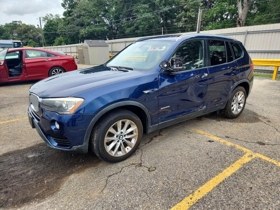 2017 Bmw X3 მანქანა იყიდება აუქციონზე, vin: 5UXWZ7C30H0V94095, აუქციონის ნომერი: 57687786