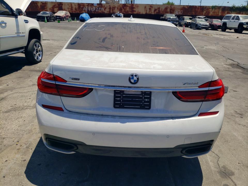 2017 Bmw 750 მანქანა იყიდება აუქციონზე, vin: WBA7F2C53HG421761, აუქციონის ნომერი: 57598326