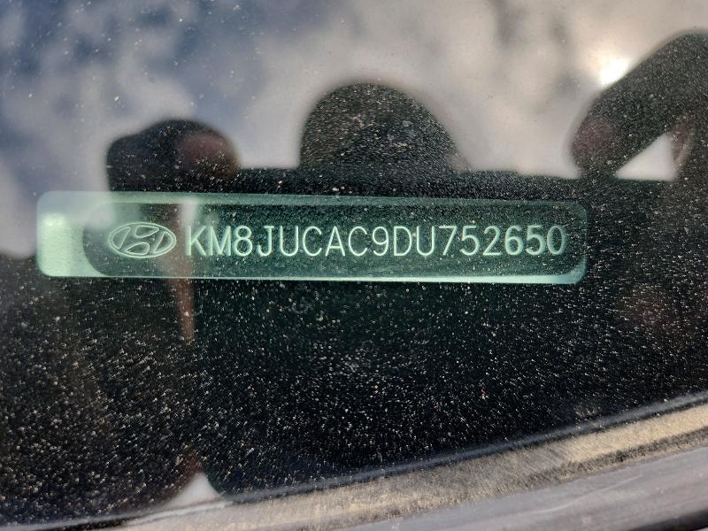 Aukcja sprzedaży 2013 Hyundai Tucson, vin: KM8JUCAC9DU752650, numer aukcji: 56412836
