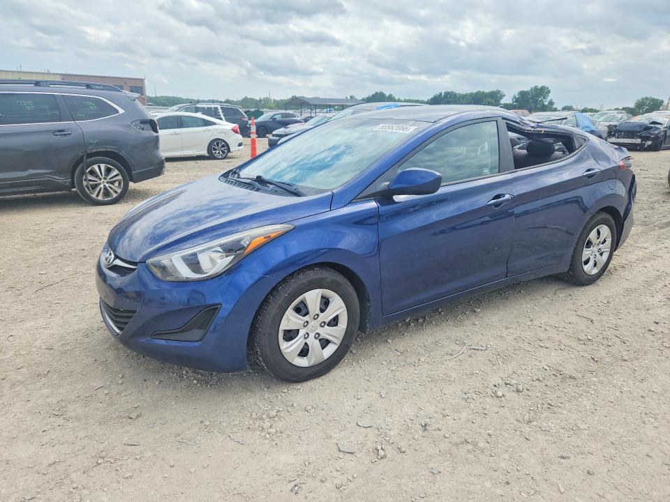 2016 Hyundai Elantra მანქანა იყიდება აუქციონზე, vin: 5NPDH4AE0GH702117, აუქციონის ნომერი: 56962066