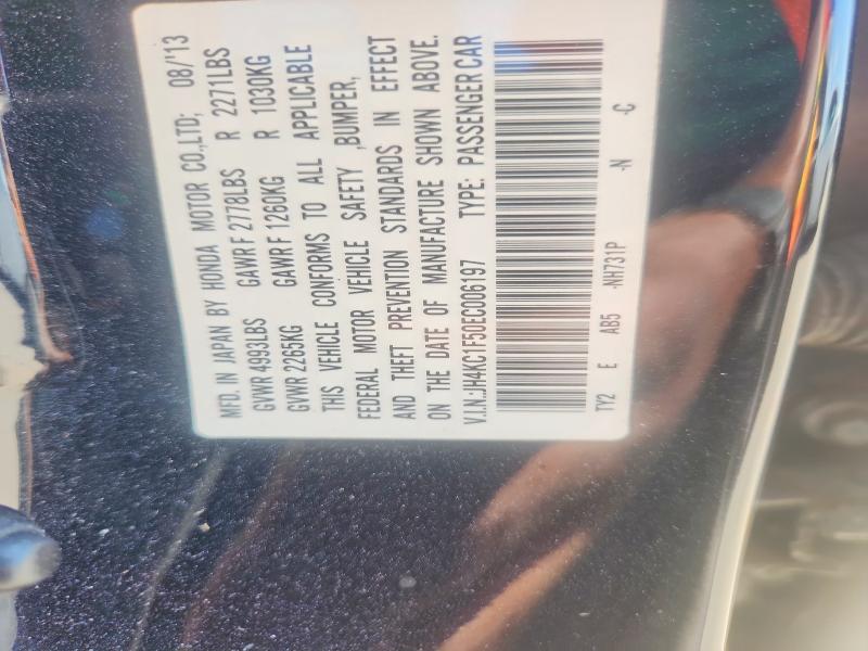 55613576 :رقم المزاد ، JH4KC1F50EC006197 vin ، 2014 Acura Rlx مزاد بيع