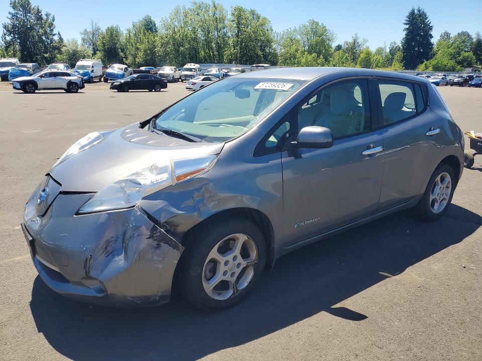 2015 Nissan Leaf მანქანა იყიდება აუქციონზე, vin: 1N4AZ0CP3FC301796, აუქციონის ნომერი: 57259326
