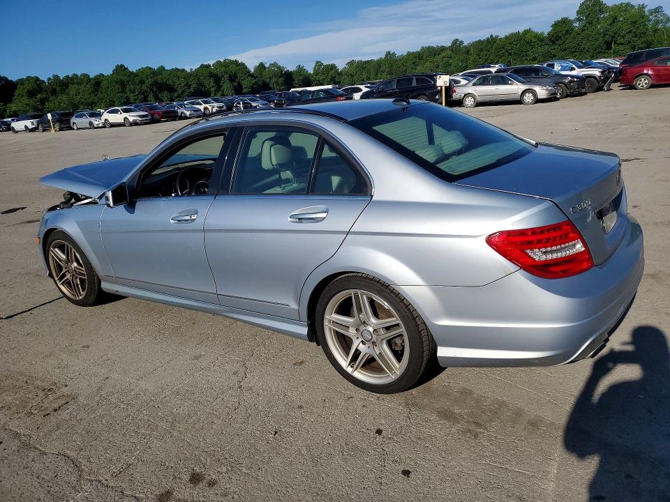 57052166 :رقم المزاد ، WDDGF8AB2EA889368 vin ، 2014 Mercedes-benz C مزاد بيع