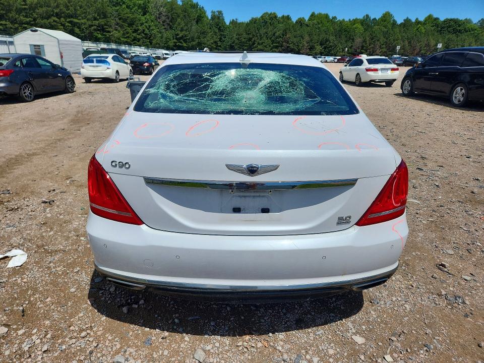 58273676 :رقم المزاد ، KMHG54JH9JU043379 vin ، 2018 Genesis G90 مزاد بيع