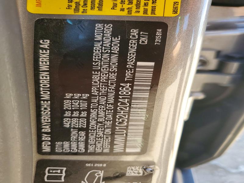 Aukcja sprzedaży 2017 Mini Cooper, vin: WMWLU1C52H2C41864, numer aukcji: 55625086