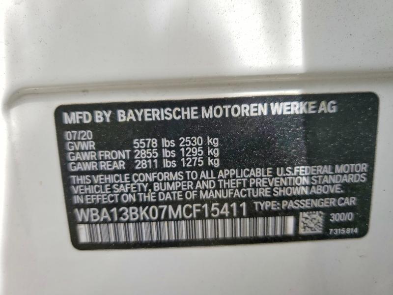 Продажа на аукционе авто 2021 Bmw M550xi, vin: WBA13BK07MCF15411, номер лота: 56625766
