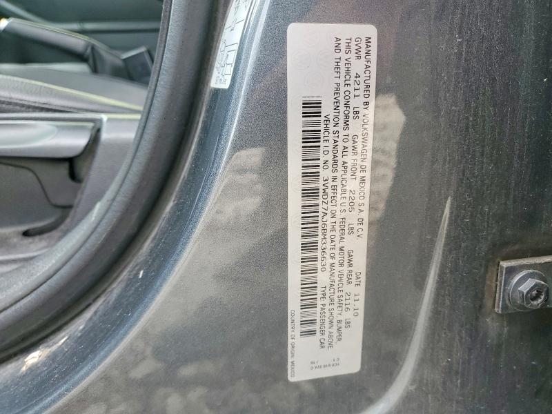 Aukcja sprzedaży 2011 Volkswagen Jetta, vin: 3VWDZ7AJ6BM336630, numer aukcji: 57945916