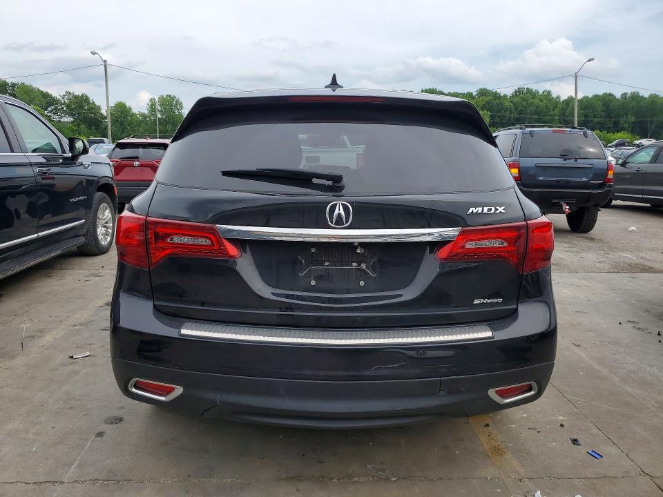 58911306 :رقم المزاد ، 5FRYD4H48GB002563 vin ، 2016 Acura Mdx مزاد بيع
