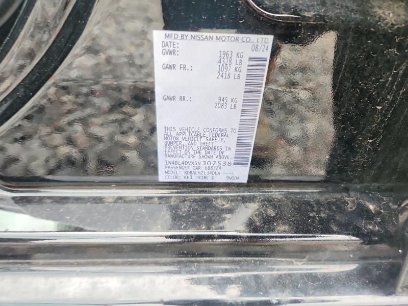 Aukcja sprzedaży 2025 Nissan Altima, vin: 1N4BL4DVXSN307538, numer aukcji: 56147946