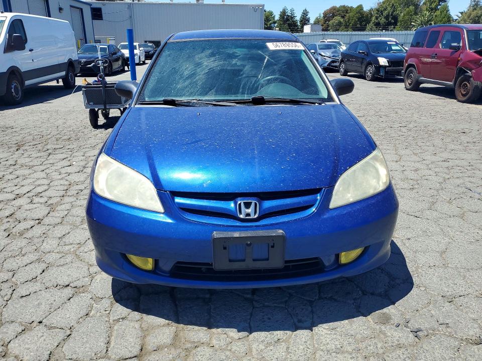 56789556 :رقم المزاد ، 2HGES16595H554246 vin ، 2005 Honda Civic مزاد بيع