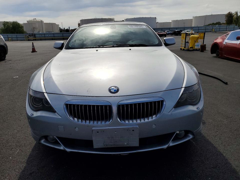 2006 Bmw 650 მანქანა იყიდება აუქციონზე, vin: WBAEH13486CR50517, აუქციონის ნომერი: 59188526