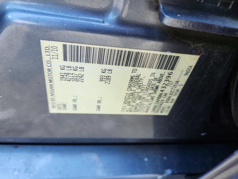 Продажа на аукционе авто 2011 Nissan Altima, vin: 1N4AL2AP8BN432396, номер лота: 58561216
