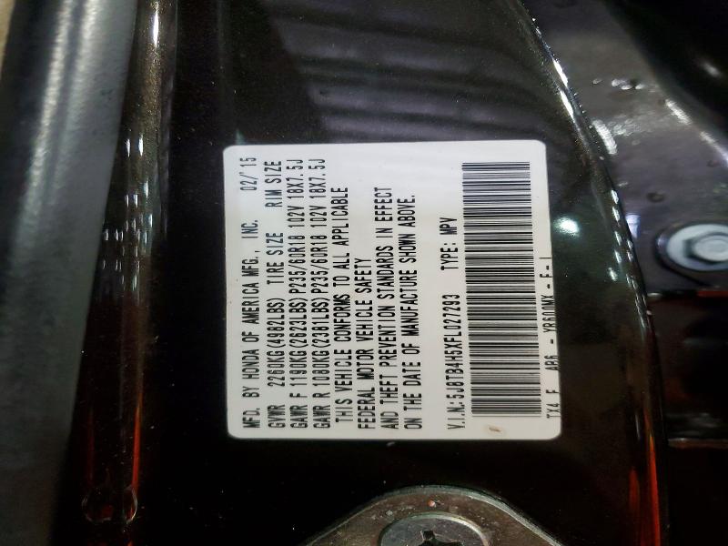 Продажа на аукционе авто 2015 Acura Rdx, vin: 5J8TB4H5XFL027293, номер лота: 57959026