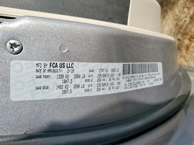 55698716 :رقم المزاد ، 2C4RC1GG2JR232856 vin ، 2018 Chrysler Pacifica مزاد بيع