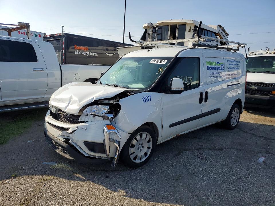 2016 Ram Promaster City მანქანა იყიდება აუქციონზე, vin: ZFBERFBT1G6B52162, აუქციონის ნომერი: 59382366