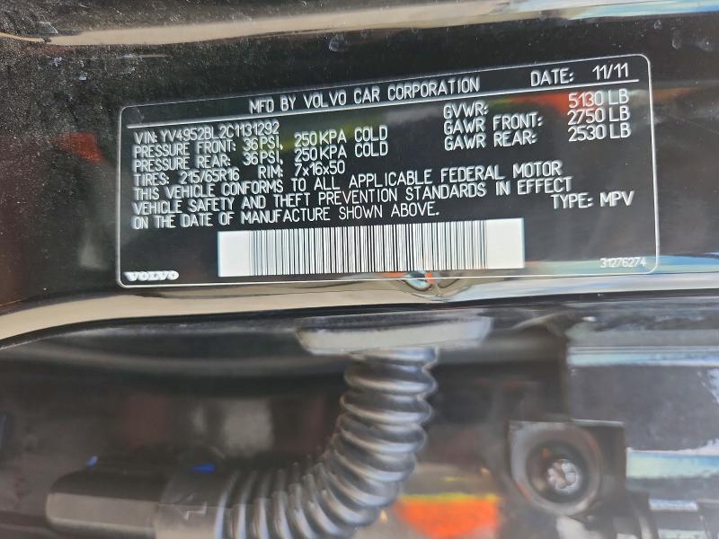 Продаж на аукціоні авто 2012 Volvo Xc70, vin: YV4952BL2C1131292, номер лоту: 56722896