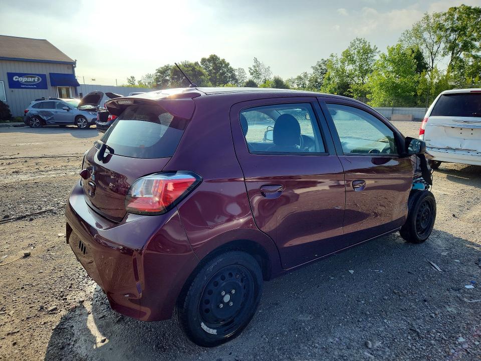 2022 Mitsubishi Mirage მანქანა იყიდება აუქციონზე, vin: ML32AUHJ4NH003330, აუქციონის ნომერი: 58752876