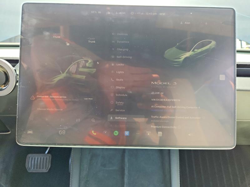Продаж на аукціоні авто 2025 Tesla Model 3, vin: 5YJ3E1EA3SF916374, номер лоту: 55957456