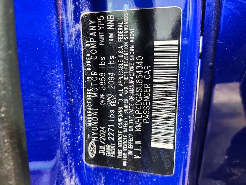 Aukcja sprzedaży 2025 Hyundai Elantra, vin: KMHLP4DG4SU864340, numer aukcji: 58903496