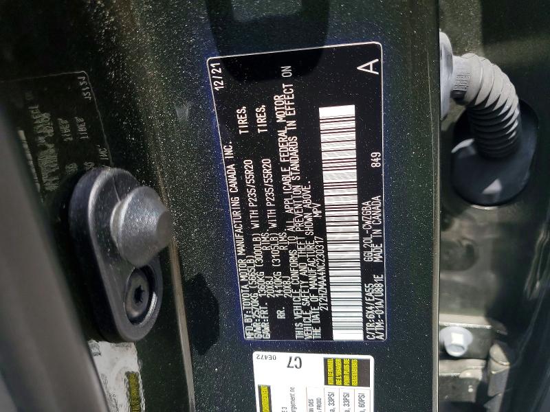 Aukcja sprzedaży 2022 Lexus Rx, vin: 2T2HZMAA4NC230317, numer aukcji: 56251346