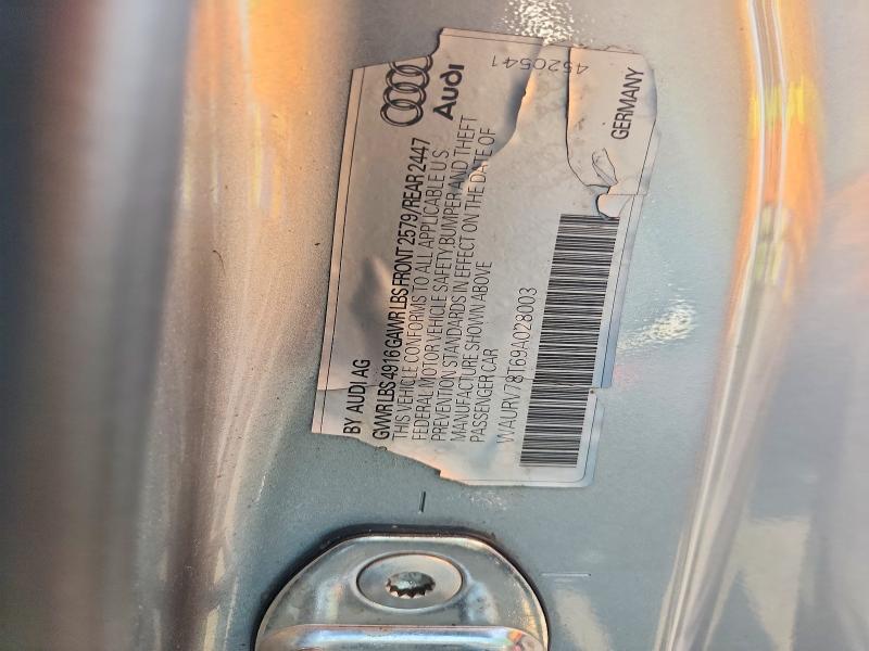 Aukcja sprzedaży 2009 Audi S5, vin: WAURV78T69A028003, numer aukcji: 59094276