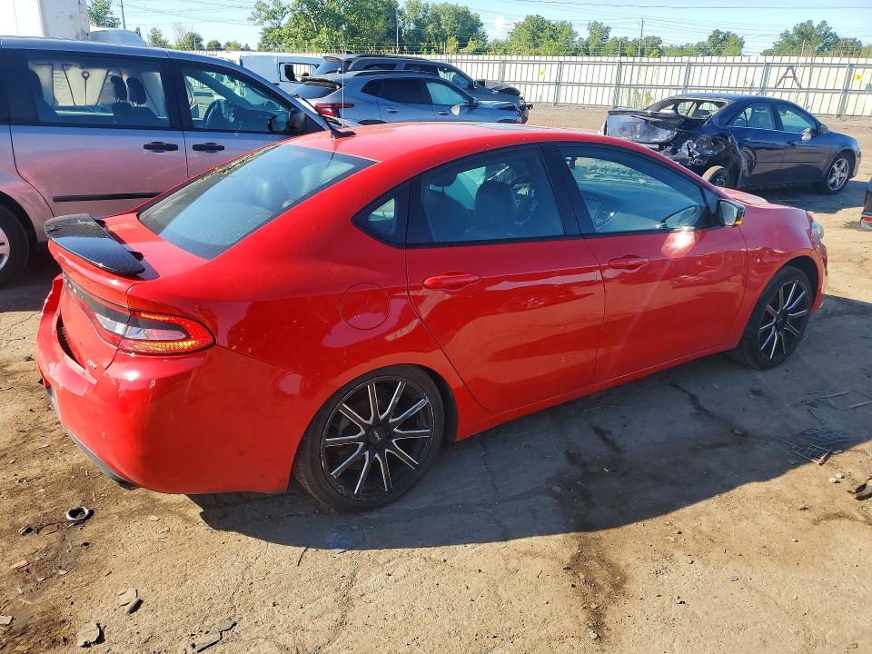 2016 Dodge Dart მანქანა იყიდება აუქციონზე, vin: 1C3CDFEB9GD722623, აუქციონის ნომერი: 58150166