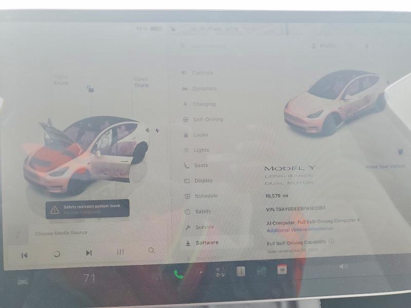 2023 Tesla Model Y მანქანა იყიდება აუქციონზე, vin: 7SAYGDEE8PA183363, აუქციონის ნომერი: 56480056