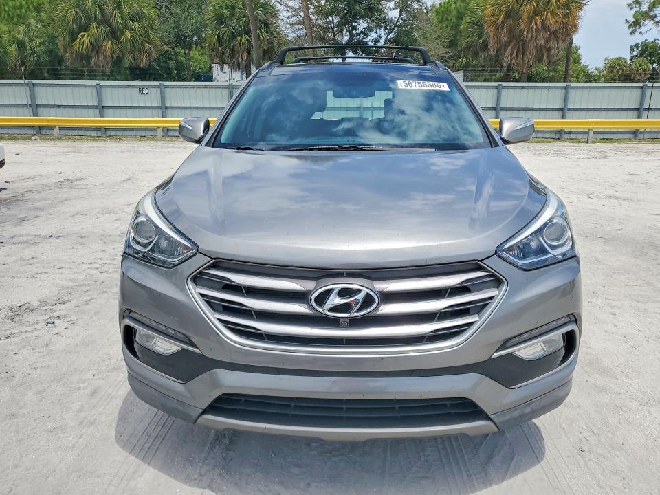 56755386 :رقم المزاد ، 5NMZU3LB5JH051697 vin ، 2018 Hyundai Santa Fe Sport مزاد بيع